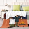 thumbnail image 4 of Total Drama: La Isla anti-pilling, suave, ligera, esponjosa y acogedora de lujo para hogar y cocina – Perfecta para niños y adultos,150X120cm, 4 of 6