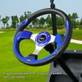 thumbnail image 4 of Roykaw Golf Cart Steering Wheel Universal for EZGO Club Car Yamaha, Golf Cart Accessories, Blue, 4 of 9