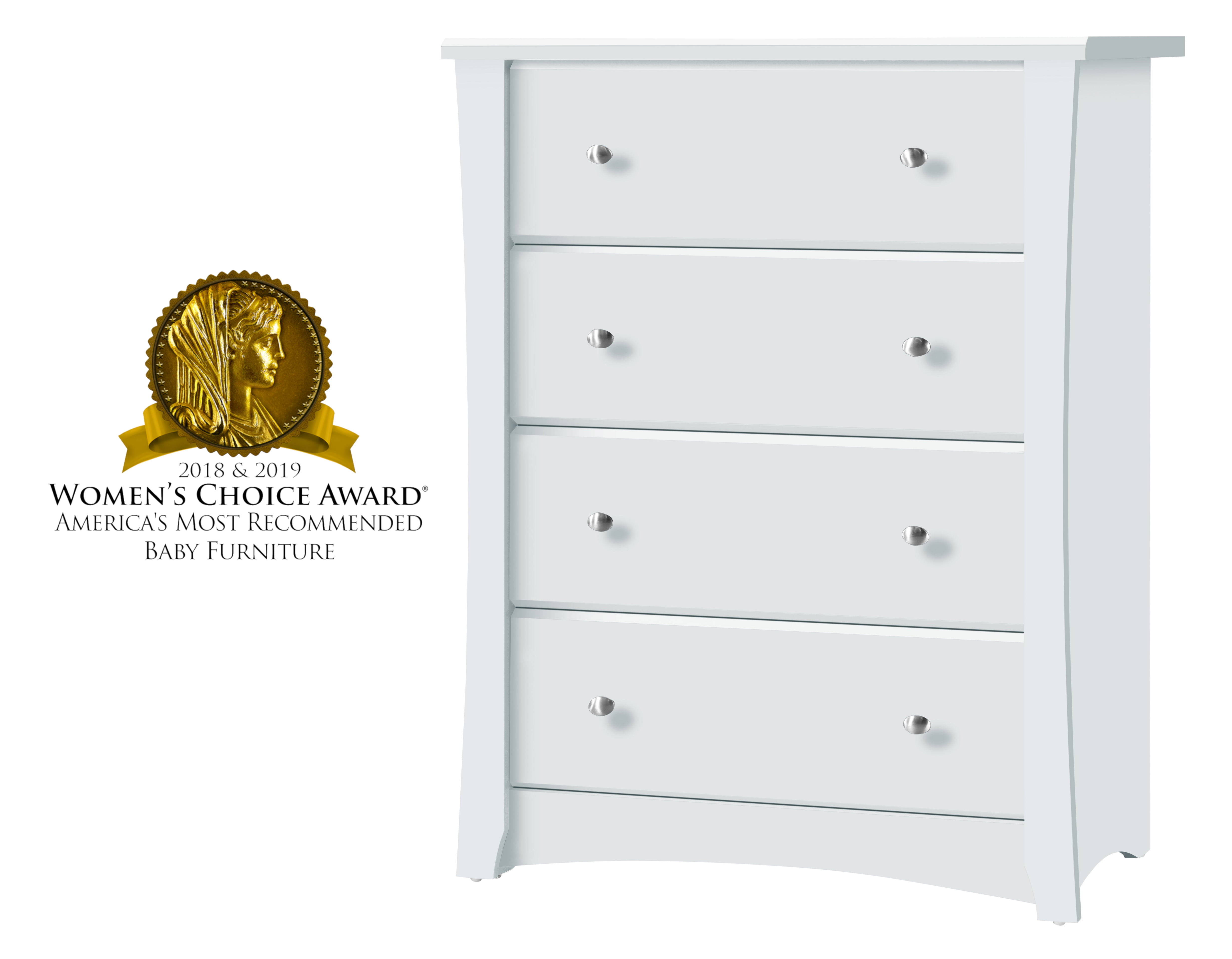 crescent 4 drawer chest