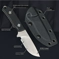 thumbnail image 4 of Gnmfd Fixed Blade Outdoor Knife with Sheath 7.5cm Steel Blade Portable Camping Knife for Hiking Survival Everyday Carry Compact Handle Travel Hunting Fishing Outdoor Tool, 4 of 9