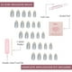 thumbnail image 4 of Press On Nails Glamnetic Stardust, almendra de punta mediana, 4 of 6