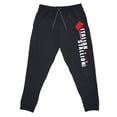 thumbnail image 4 of Rocky Italian Stallion Unisex Jogger Sweatpants with Pockets for Men and Women, Black, Small, 4 of 6