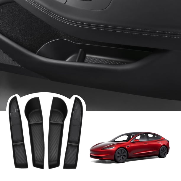 Caja de almacenamiento con puerta lateral BASENOR Upgrade para Tesla Model 3