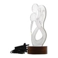 thumbnail image 3 of Lámpara Lamp By-Lamp 3D Lovers con base de madera hecha a mano, 3 of 4