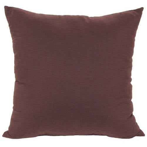 Mainstays Solid Microfiber Twill Accent Decorative Throw Pillow, 17" x