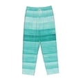 thumbnail image 4 of Xecao Teal Turquoise Women's Straight Lounge Pajama Pants: The Epitome of Relaxed Sleepwear, 4 of 9