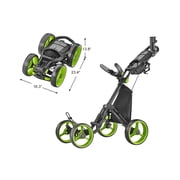 CaddyTek Explorer Version 8, Lime Golf Push & Pull Carts