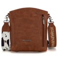 thumbnail image 2 of Bolso cruzado Montana West con estampado de vaca de piel vegana para mujer, 2 of 6