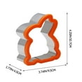 thumbnail image 4 of Zainafacai Cookie Cutters Stainless Steel Bread Baking Tools Omelet Ring Cookie Mold Cake Model Sandwich Cutting Mold Mold Cake Mold Vegetable Cutting Mold Kitchen Gadgets D, 4 of 6