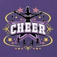 thumbnail image 5 of Wild Bobby Cheerleading All Stars Girl Sports Women Tri-Blend Racerback Tank Top, Purple Rush, Large, 5 of 5