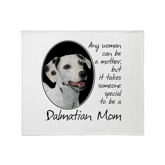 CafePress - Dalmatian Mom Throw Blanket - Soft Fleece Throw Blanket, 50"x60" for All Ages