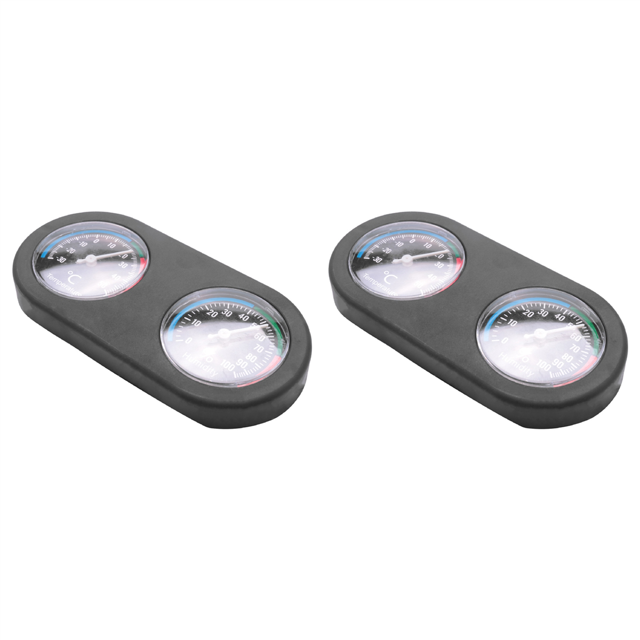 2X Thermomètre de Réservoir de Reptiles Hygromètre Moniteur de Température et d'Humidité pour Vivarium Terrarium