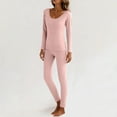 thumbnail image 6 of purcolt Womens Plus Size Long Johns Thermal Underwear Long Sleeve Fleece Lined Tops and Leggings Warm Winter Pajama Set, 6 of 9