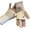 Beige, variant on Two-Way Knit Gloves, Convertible Fingerless & Full Finger Gloves with Touchscreen Tips, Warm Acrylic Unisex Winter Gloves