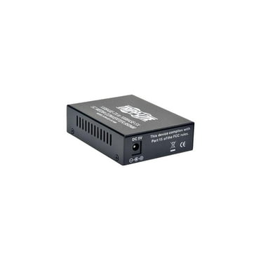 Tripp Lite by Eaton 10/100 UTP to Multimode Fiber Media Converter RJ45 / SC 550M 850nm - 1 x Network (RJ-45) - 10/100Base-TX, 100Base-FX - Desktop