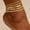 Xc047 Gold, variant on New 6-piece Anklet Personality Chain Like Flat Snake