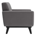 thumbnail image 5 of Modway Engage Channel Tufted Performance Velvet Armchair in Gray, 5 of 7