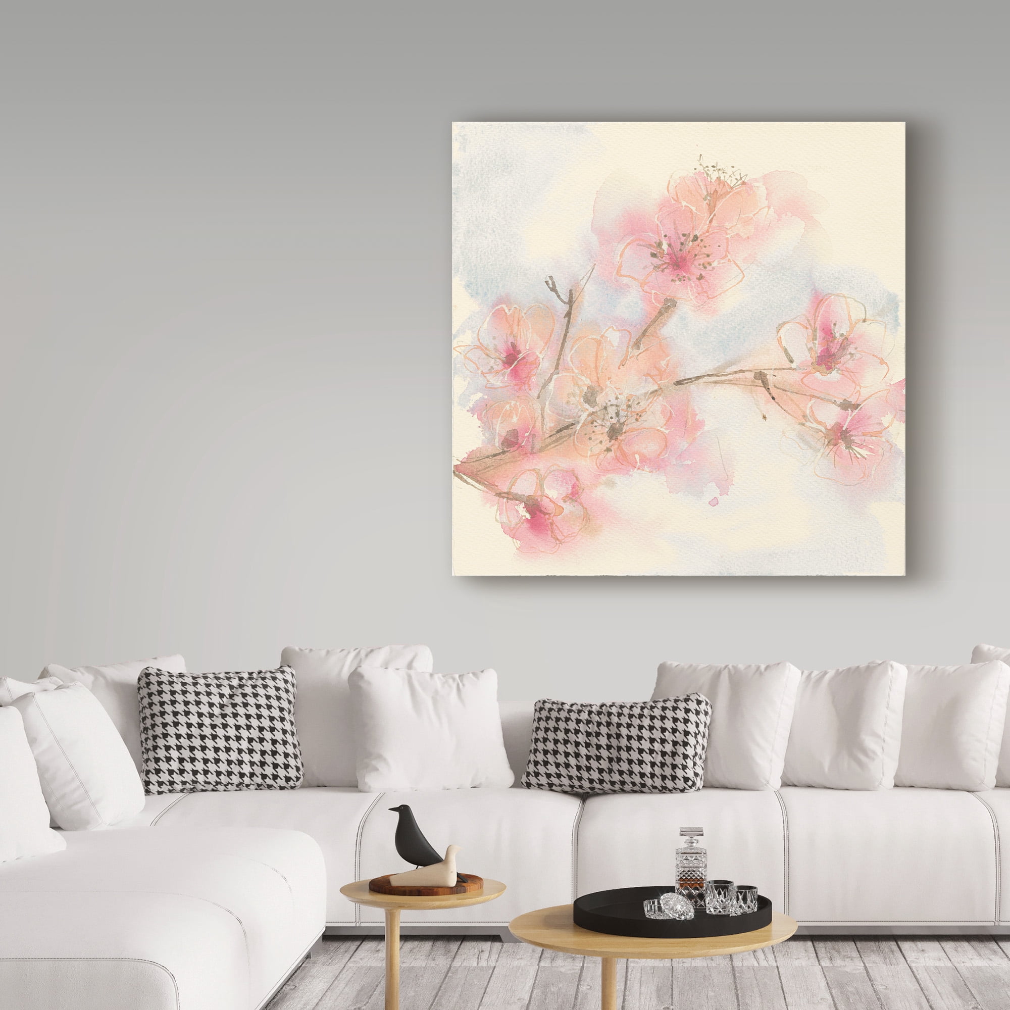 Trademark Fine Art 'Pink Blossoms II' Canvas Art by Chris Paschke