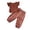 Brown, variant on Toddler Baby Girl Clothes Short Sleeve Ruffle Shirt Floral Pant Set 2 Piece Outfits for Girls Cute Clothing Set(Red,1-2 Years)