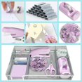 thumbnail image 4 of Set de accesorios de escritorio Daphilly morado con engrapadora, 4 of 6
