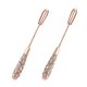 thumbnail image 2 of Pendientes Colgantes Elegantes Nikou para Mujer Moda Ligeros Oro Rosa, 2 of 11