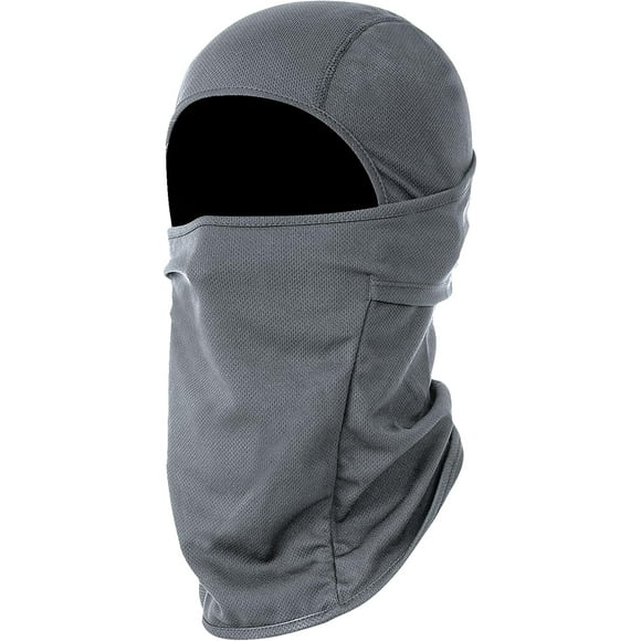shiyou-Face Mask Balaclava, Ski Mask for Men and Women, Sun UV Protection Neck Gaiter, Shiesty Mask for Snowboard Motorcycle Cycling Football Hiking Cosplay, Windproof and Dustproof, Gray, Gray, 0