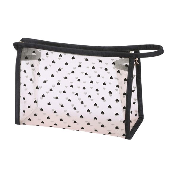 Portable Makeup Case Organizer, Portable Cosmetic Bag Multifunctional Handbag Bathroom Cosmetic Organizer for Bedroom Office Triangle