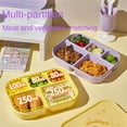 thumbnail image 4 of 1PC Cute Lunch Box Cartoon Fruit Lunch Box Double Layer Bento Box Microwave Heated Lunch Box Student Picnic Box 04 pink, 4 of 6