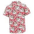thumbnail image 5 of Boys Smiley Santa Christmas Collared Polo Shirt Clothes (2Y, Red), 5 of 5