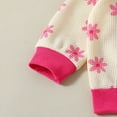 thumbnail image 6 of Edvintorg 3M-3T Toddler Girl Clothes Sets Fashion Winter Sweatsuits Cute Flower Printed Casual Long Sleeve Sweatshirt and Pocket Sweatpants Suit Girls Boutique Outfits, 6 of 7