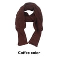 thumbnail image 3 of Minnieouse La bufanda se siente cerca de la piel y se mantiene caliente durante todo el día Bufanda larga de invierno de estilo europeo para Accesorios de disfraces café, 3 of 6
