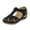 Black, variant on 2025 Clearance! 50% Off Clear! asdoklhq Summer Sandals for Women,Women's Ladies Girls Comfortable Ankle Hollow Round Toe Sandals Soft Sole Shoes