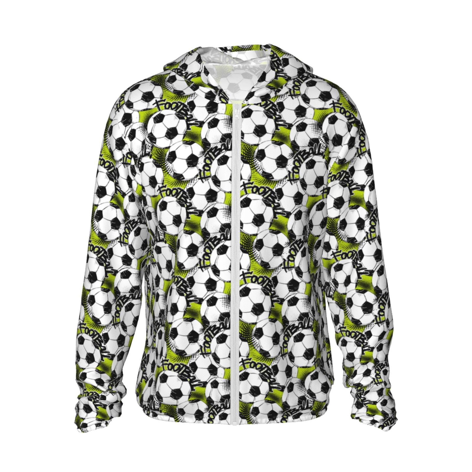 Fotbe Veste de Protection Solaire UPF 50+ pour Hommes et Femmes avec Capuche et Poches pour Randonnée en Plein Air Performance-TTG
