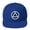 Royal Blue, variant on AA NA lg Circle Triangle White Logo Clean Sober 12-step Recovery Support Gift Modern Snapback Hat (Royal Blue)