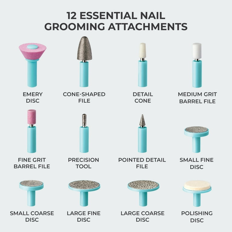 KISS Deluxe Electric Fingernail Cordless Filer - Rechargeable