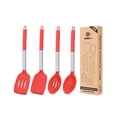 thumbnail image 1 of Juego de utensilios de cocina Bundlepro, silicona antiadherente, 4 piezas, 1 of 7