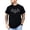 Black Shirt, variant on DadMan Shirt for Men Funny Dad T-Shirt with Gray Bat Graphic Black Shirt Adult Large