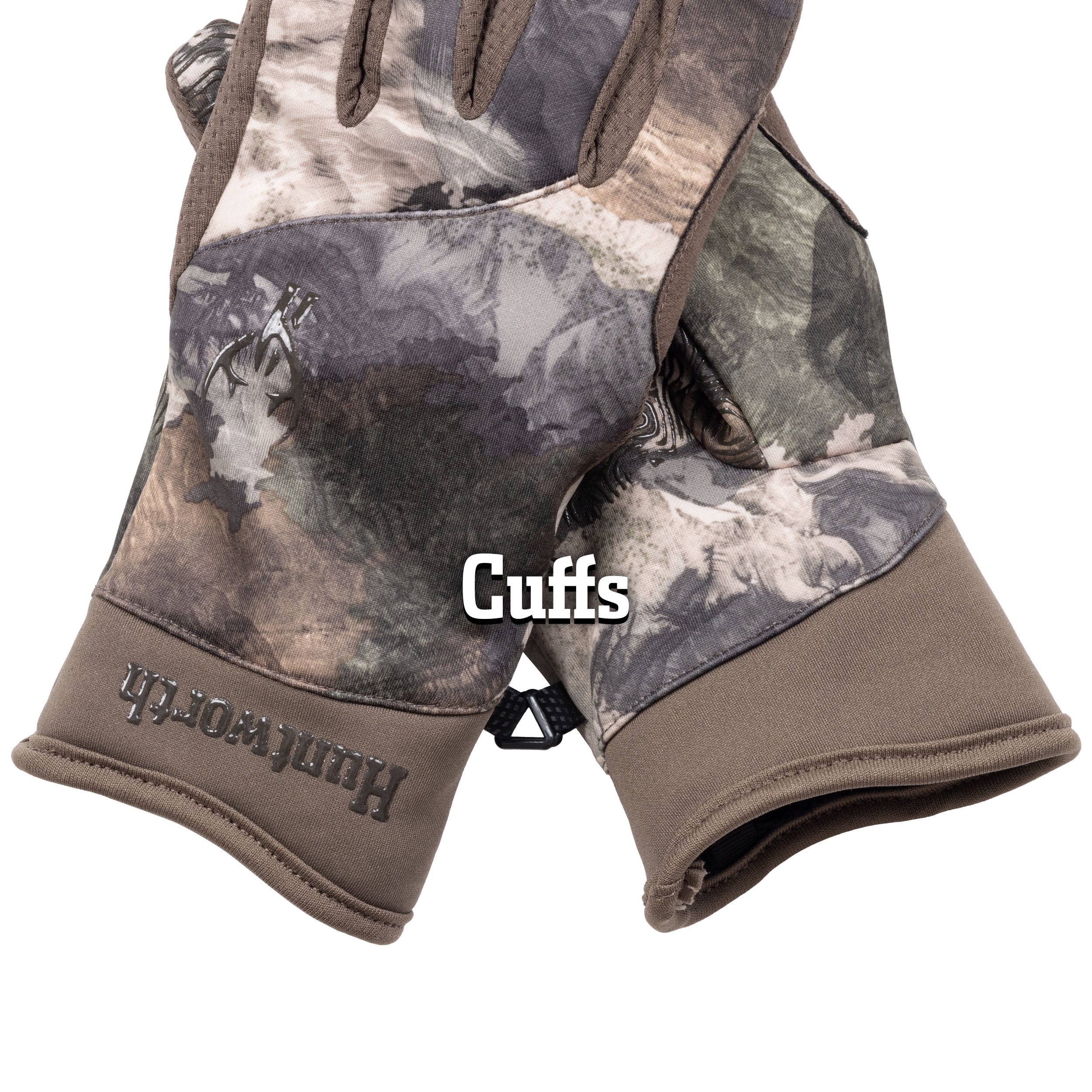 Huntworth Men's Gunner Midweight Hunting Gloves – Mossy Oak Terra® Gila, Size L/Xl
