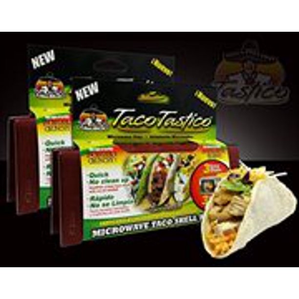 Taco Tastico 2 Pack Microwave Taco Shell Maker Save!