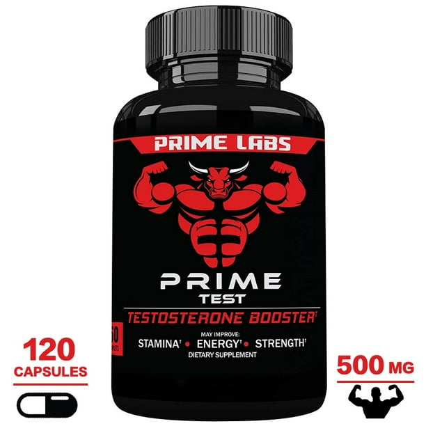 Prime Labs-Refuerzo De Testosterona Para Hombres-Resistencia Natural , Y-Contiene Epimedium , Extracto De Tongkat Ali , Palmetto De Sierra Y Más .