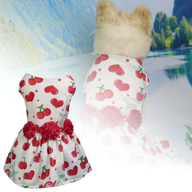 TIELUTT Pet Dog Clothes Valentine's Day Summer Cute Pet Clothes for Large Dogs Pet Clothes for Small Dogs Pet Clothes for Large Dogs Female Pet Clothes Hangers for Small Dogs Pet Clothes for Small Do