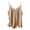 Camel, variant on Women's Satin Camisole Lace Silk Satin Pajama Tank Tops V Neck Soft Spaghetti Strap Loose Sleepwear