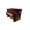 Red #2, variant on Piano-Planter Style Piano Flower Pot Garden Terrace Decoration Home Balcony Resin Crafts
