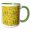 Green/White, variant on 3drose, Seamless Mosaic Pattern Background - Abstract Vector Design, 15oz Mug