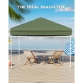 thumbnail image 6 of 10x10 Pop Up Canopy Tent, Outdoor Tent with 3 Adjustable Height, Easy Set Up Canopy with 4 Sandbags & Carrying Bag, 6 of 7