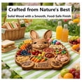 thumbnail image 3 of 2Pcs Easter Bunny Wooden Charcuterie Board, Rabbit Wooden Deli Board, Cute Rabbit-Shaped Serving Platter, Bunny Snack Tray, for Holiday, Kitchen, Decor, 3 of 9