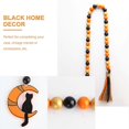 thumbnail image 5 of Halloween Wood Bead Pendant for Decor with Tassel Wooden Beaded String, 5 of 5