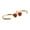 Carnelian Deep-Red 3mm/9mm Gold-filled 18 GA, variant on Half Huggie Gold Hoop Earrings for Women Tiny Cartilage Birthstone Stud Piercing Earring Hypoallergenic Earring Screw Back Dainty Hug Hoops (Carnelian Deep-Red 3mm/9mm | Gold-filled 18 GA)