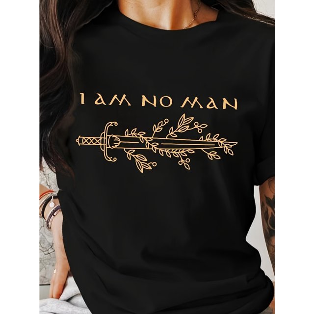 Book Lovers Print Casual T-Shirt, Round Neck Short Sleeves Slight Stretch Tee, Women'S