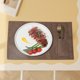 thumbnail image 1 of Xihbxyly Camino de Mesa Escandinavo, Mantel Aislante Térmico, Impermeable y Resistente Al Aceite, Elegante Diseño de Lino Gris y Marrón, para Uso En Interiores y Exteriores, Perfecto para Reuniones., 1 of 7